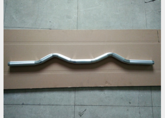 barras del peso del tubo doblado de la aleación de los accesorios del equipo del gimnasio del diámetro de 35m m para empujar/que tira