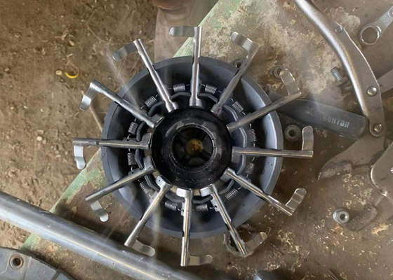 Servicio de puerta de medidor de semilla de dedo de plástico de acero inoxidable rápido