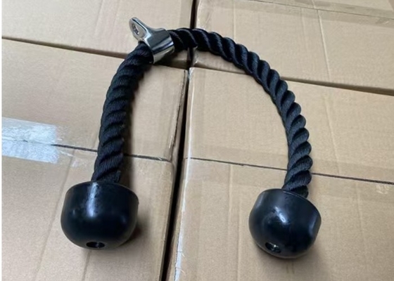 Cuerdas de tríceps de gimnasio hechas con cuerdas de nylon para gimnasios comerciales