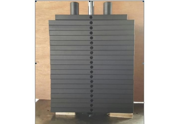 Placas de peso de gimnasio de hierro fundido con números elevados 1 pulgada de agujero