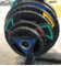 El peso disponible del Barbell del logotipo platea 1.25-20 kilogramos de color del peso opcional